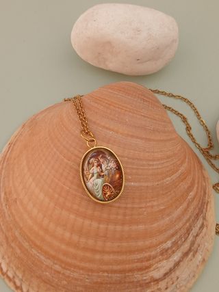 Colgante camafeo romantico