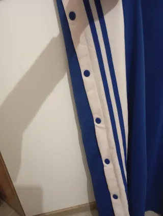 Pantalones anchos Shein azules con botones