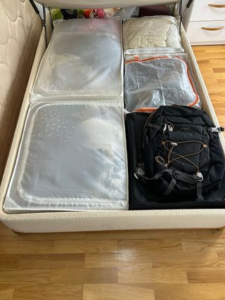 Cama completa con canapé y colchón