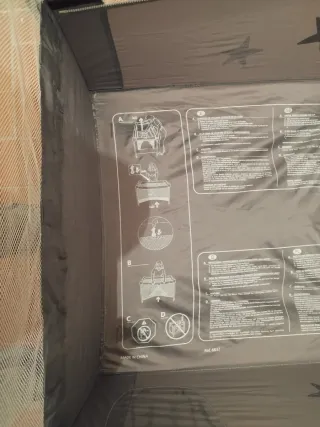 Mini cuna de viaje estrellas