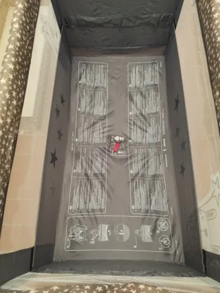 Mini cuna de viaje estrellas