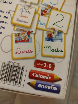 Puzzle días de la semana