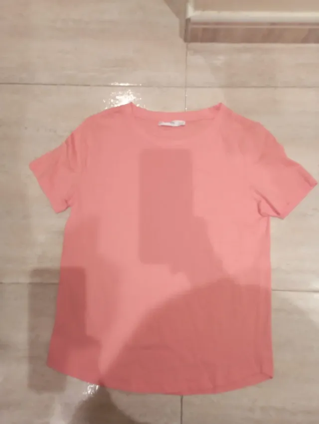 Camiseta básica rosa
