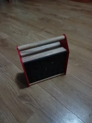 Juego construcción madera BYGGA IKEA