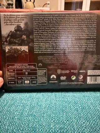 DVD Salvar al Soldado Ryan (Español)