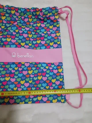 Mochila Benetton Corazones Multicolor