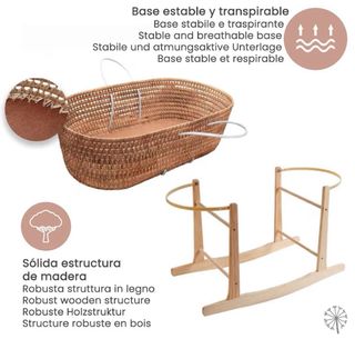 Moisés Mimuselina con colchón y funda