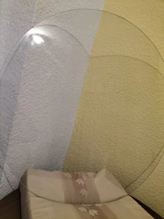 Cristal Mesa Camilla Redondo Transparente