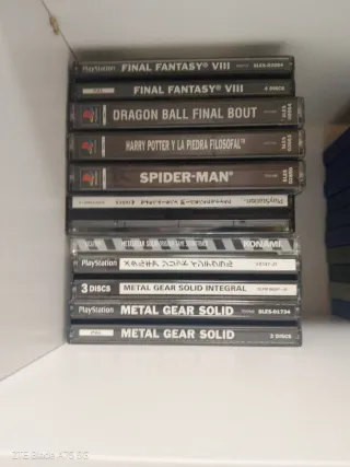 Lote Videojuegos PSX Final Fantasy, Metal Gear