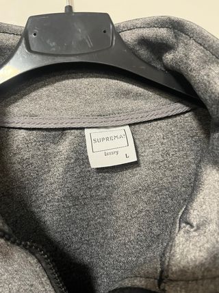 Tuta sportiva uomo Suprema L grigio/nero