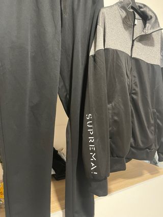 Tuta sportiva uomo Suprema L grigio/nero