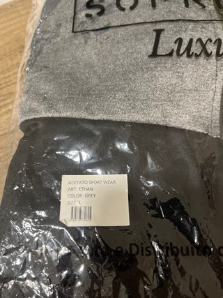 Tuta sportiva uomo Suprema L grigio/nero