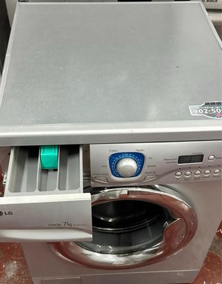 LAVADORA LG 7 KILOS EN INOX