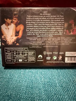 DVD Ghost (Español) Patrick Swayze