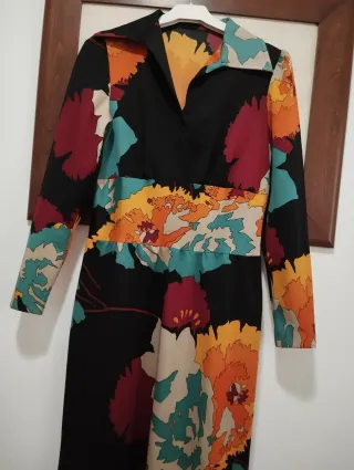 Vestido vintage años 60 estampado