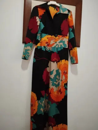 Vestido vintage años 60 estampado