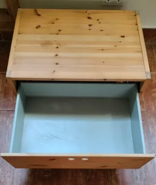 Banco Almacenaje Madera IKEA