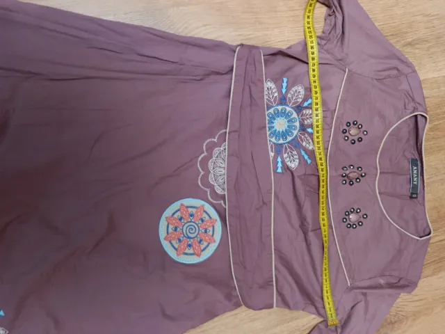 Vestido bordado ANANY talla 44