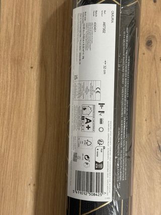 Papel pintado Vertical Art negro y dorado