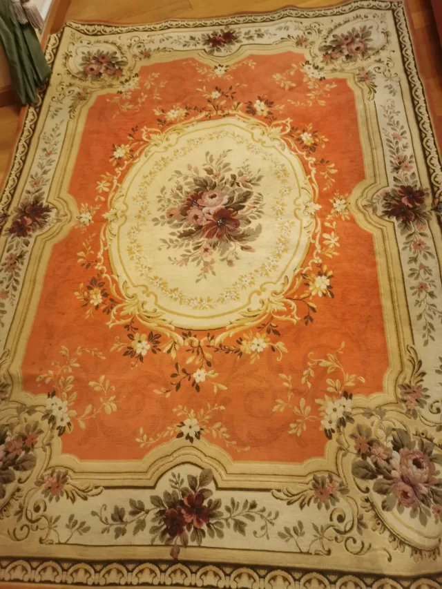 Alfombra diseño floral 240x175 cm