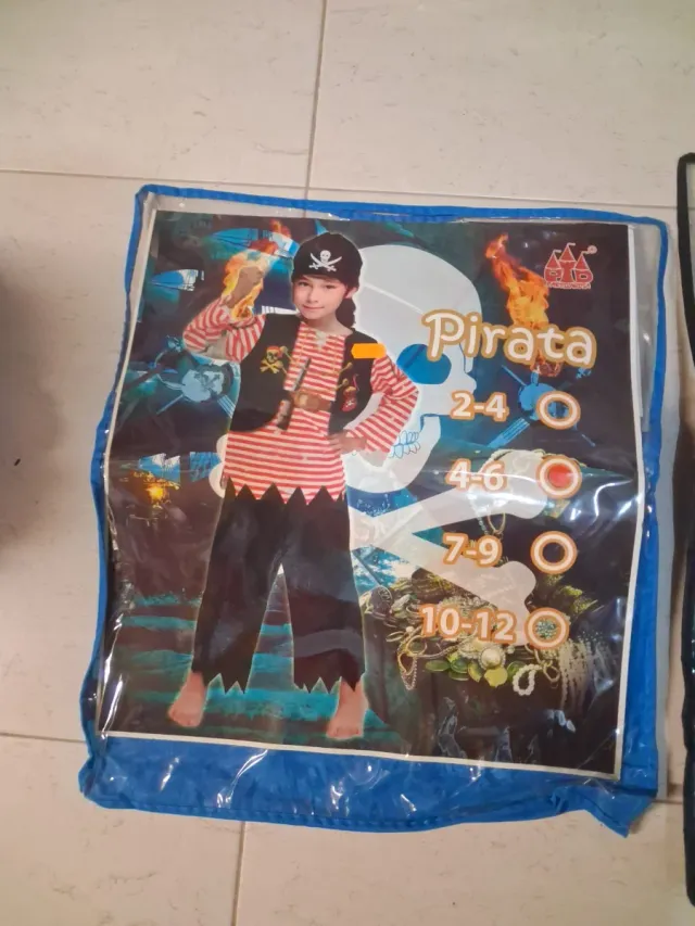 Disfraz Pirata Tallas 4 - 6 Años