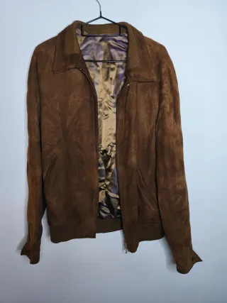 Cazadora ante vintage marrón