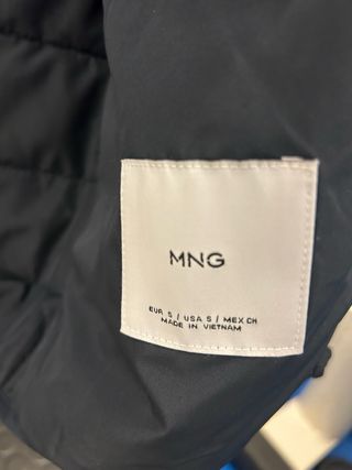 Cazadora acolchada azul hombre Talla S