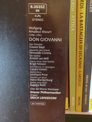 VINILO Mozart Don Giovanni Leinsdorf