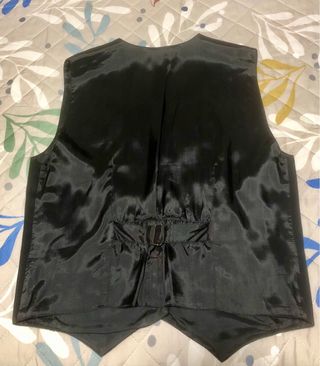 Chaleco sastre italiano mujer negro