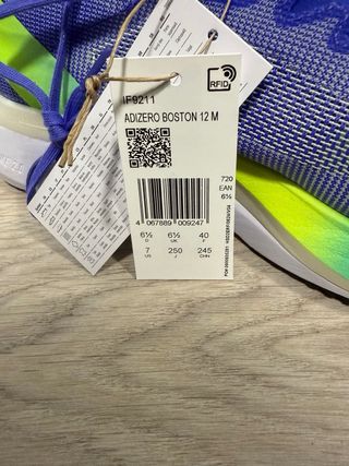 Adidas Adizero Boston 12 Size 40