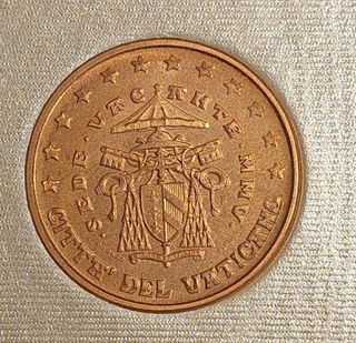 5 monedas Vaticano 2005 Sede Vacante
