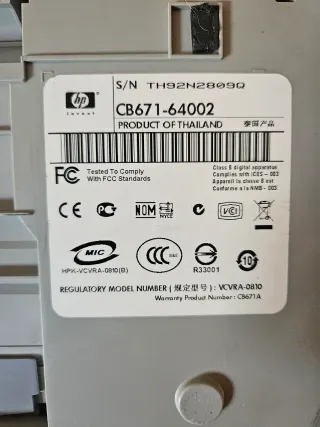 Impresora HP Beige y Gris