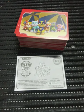 Lote 190 cromos Paw Patrol 2019 ref 31.