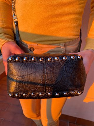 Borsa Tracolla Vera Pelle Vintage