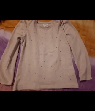 Maglioncino bambina Zara con brillantini 122cm