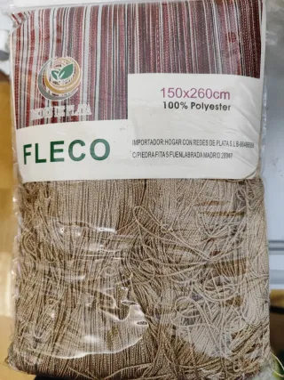 Cortinas de flecos 150x260cm