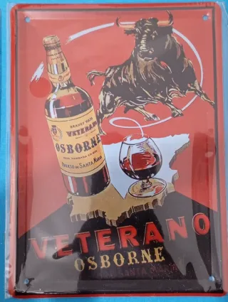 Lotto di 3 targhe pubblicitarie vintage