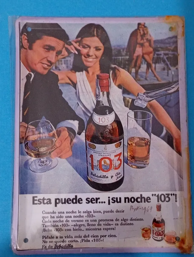 Lotto di 3 targhe pubblicitarie vintage