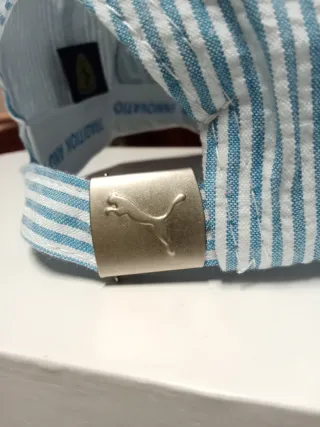 Gorra Puma Ferrari Rayas Azul y Blanco talla única