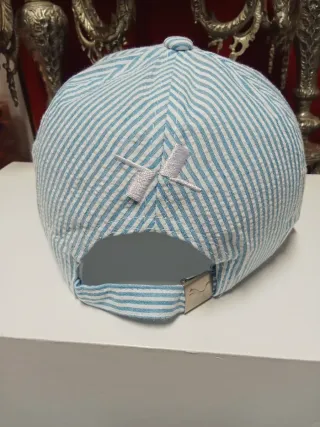 Gorra Puma Ferrari Rayas Azul y Blanco talla única