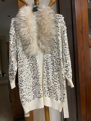 Elegante chaqueta de lentejuelas