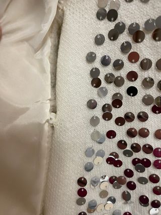 Elegante chaqueta de lentejuelas