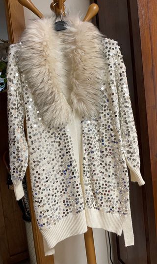 Elegante chaqueta de lentejuelas