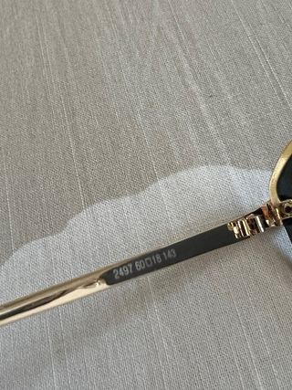 Gafas de Sol Cartier Hombre Dorado Negro