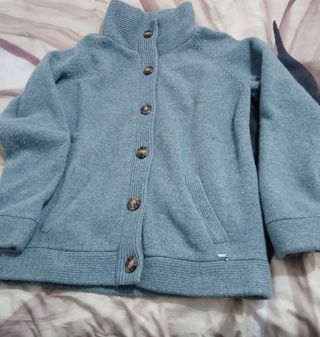 Chaqueta de lana Terre Bleue