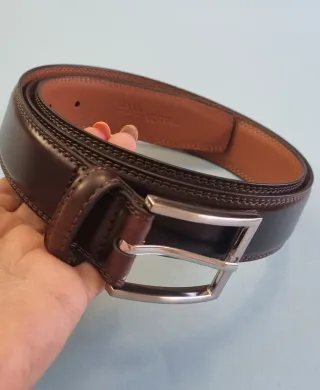 Cinturón de cuero de vaca para hombre