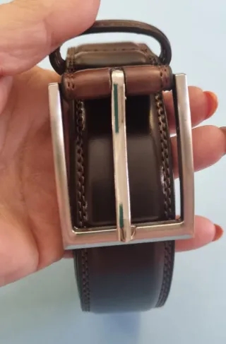 Cinturón de cuero de vaca para hombre