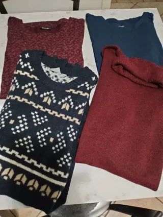 Set donna blu e rossi