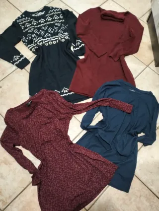 Set donna blu e rossi