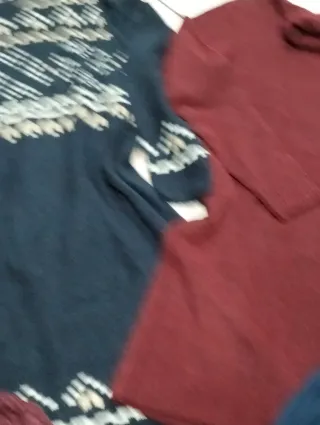 Set donna blu e rossi